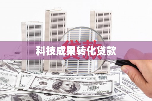 沙溪科技成果转化贷款