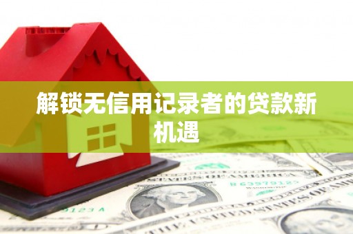 沙溪解锁无信用记录者的贷款新机遇