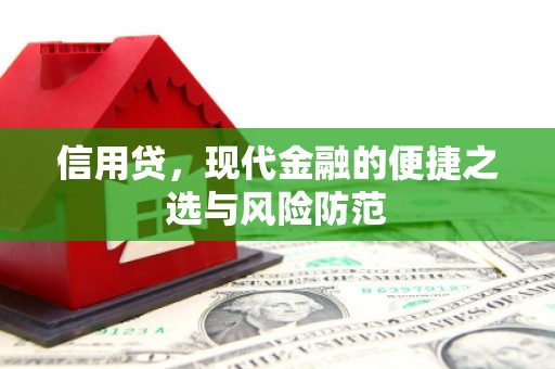 沙溪信用贷，现代金融的便捷之选与风险防范