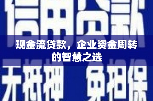 沙溪现金流贷款，企业资金周转的智慧之选